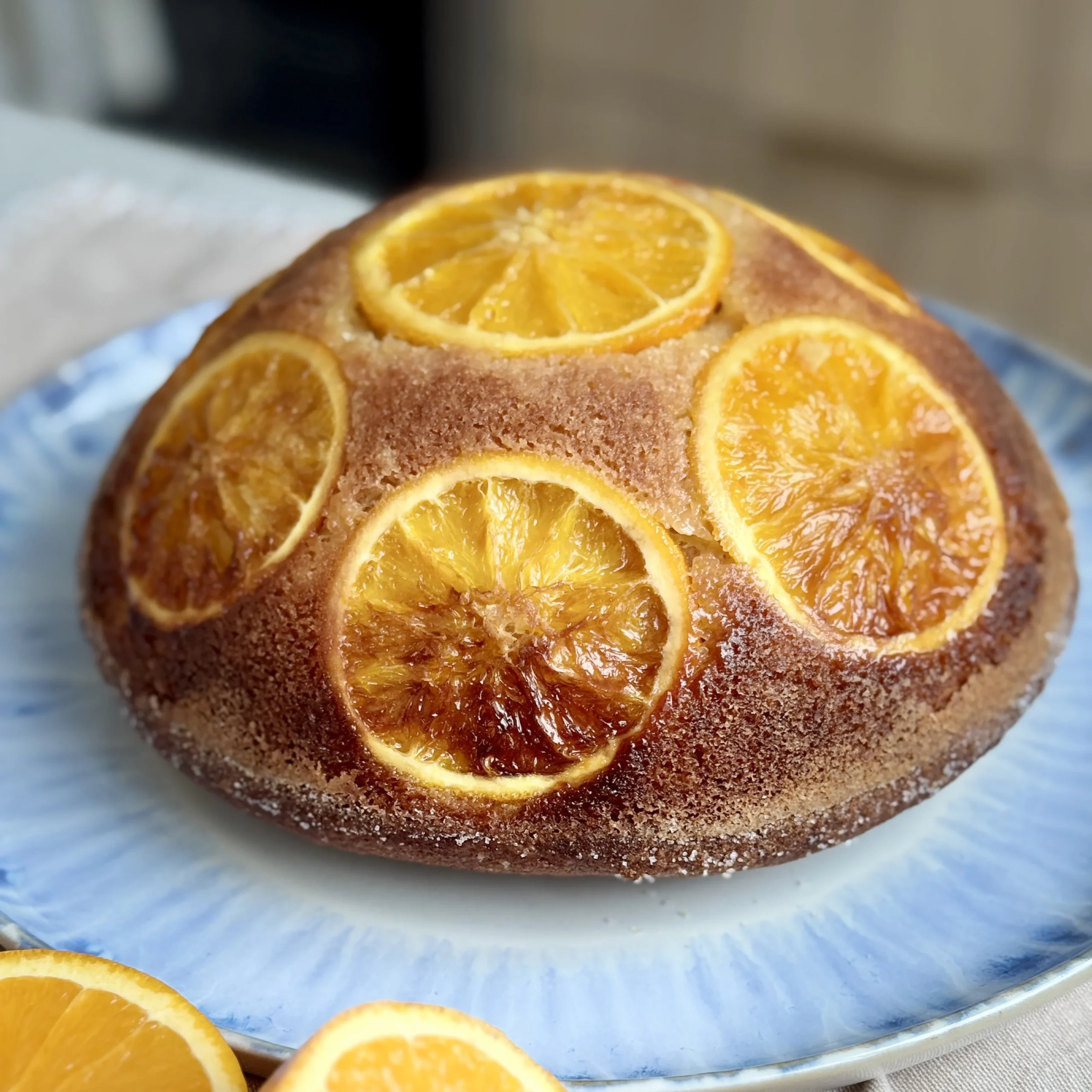 Orange Dome Cake 1